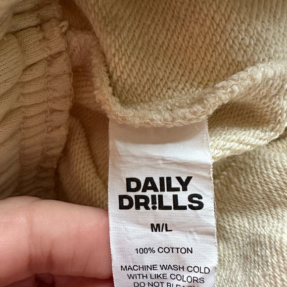 Daily Drills sweatpants M/L cream - Picture 3 of 3